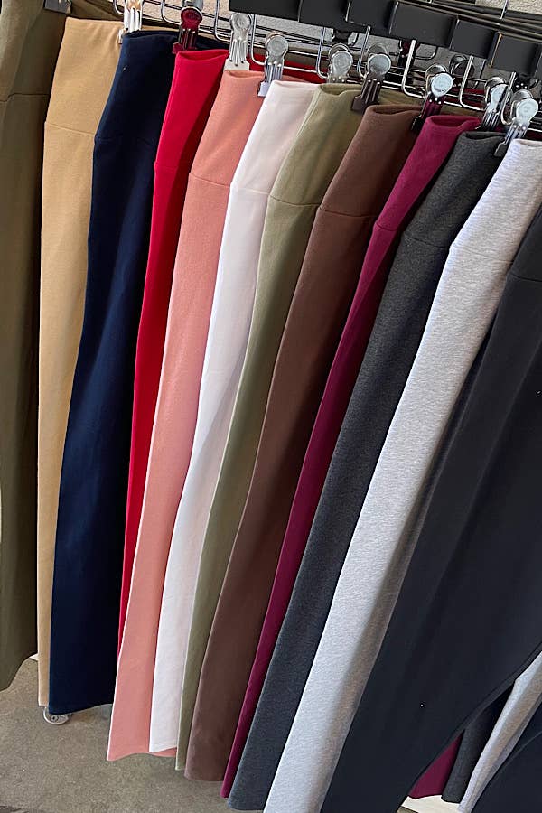 PLUS SIZE HIGH WAISTED COTTON LEGGINGS