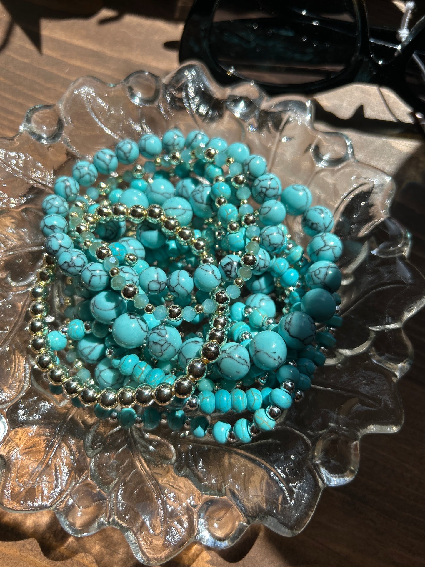 Turquoise Stacking Bracelets