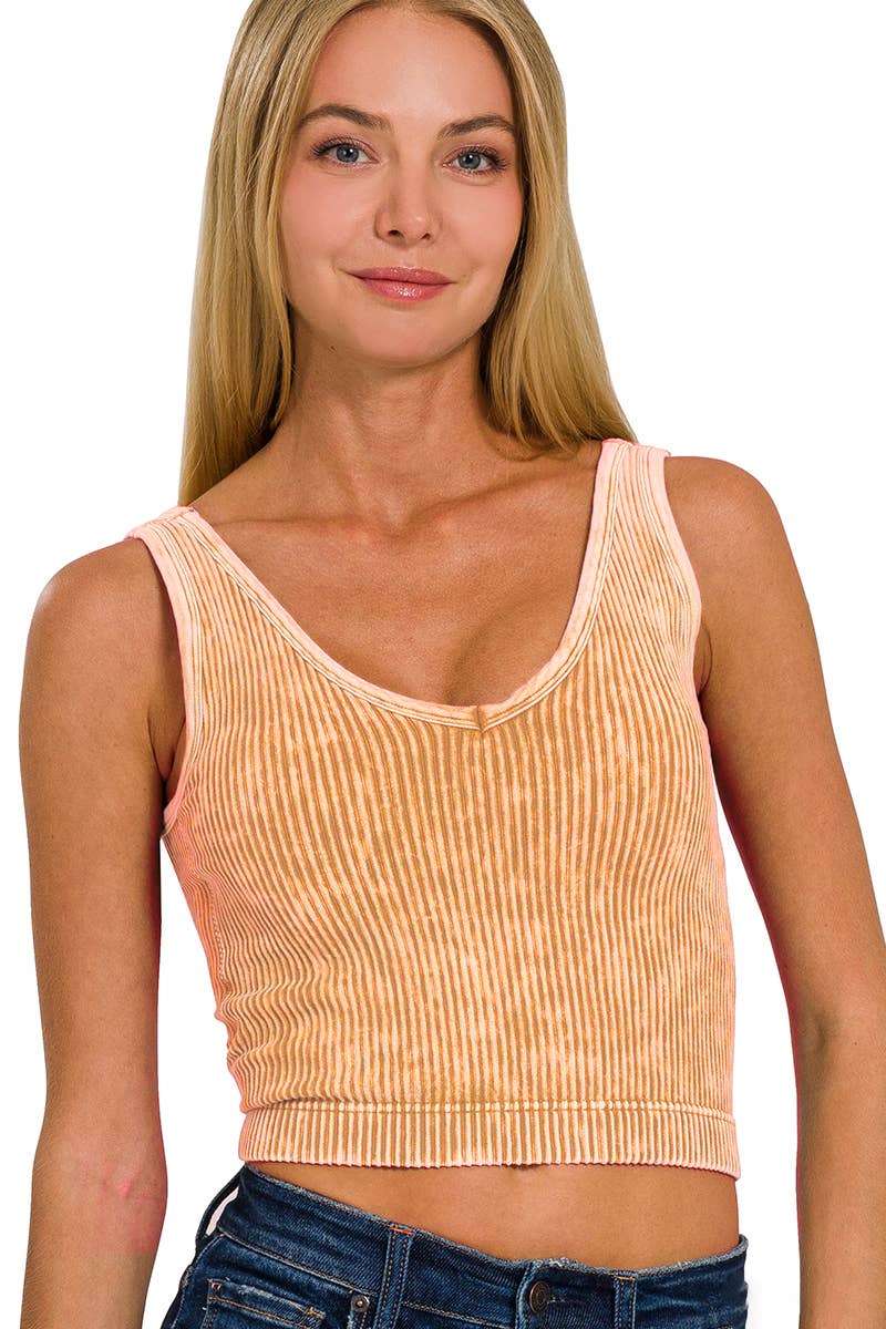 Ribbed Crop Tank
