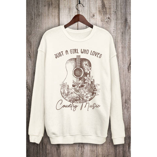 JUST A GIRL WHO LOVES MINERAL SWEATSHIRTS