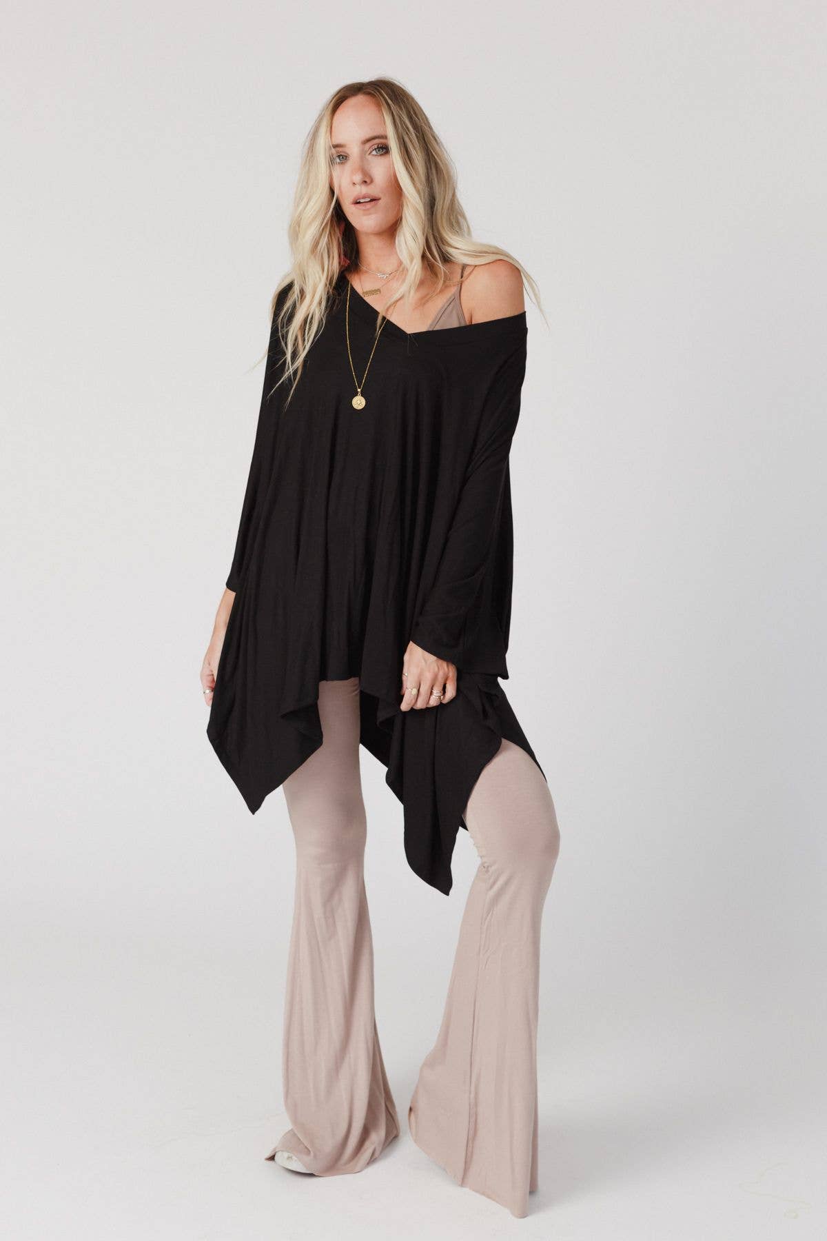 The Wren Boho Top - Black