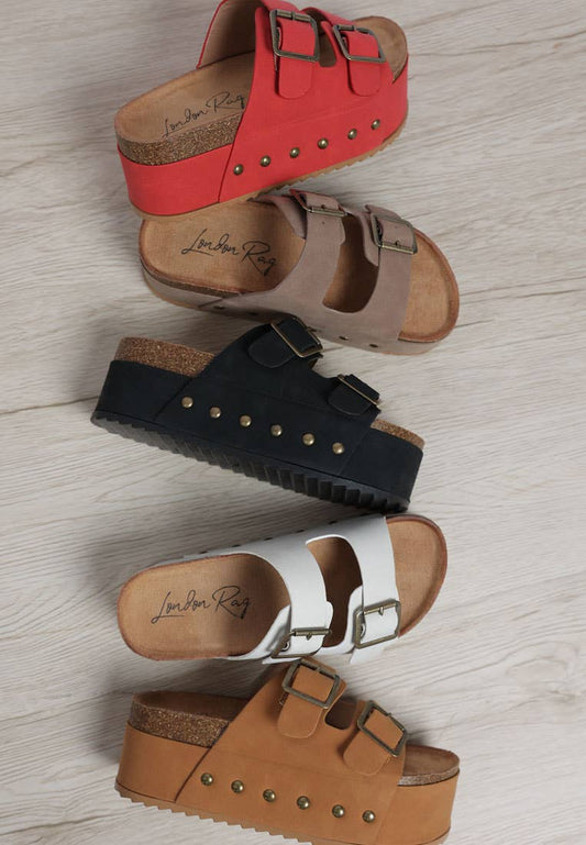 Impala Studded Faux Leather Slip Ons