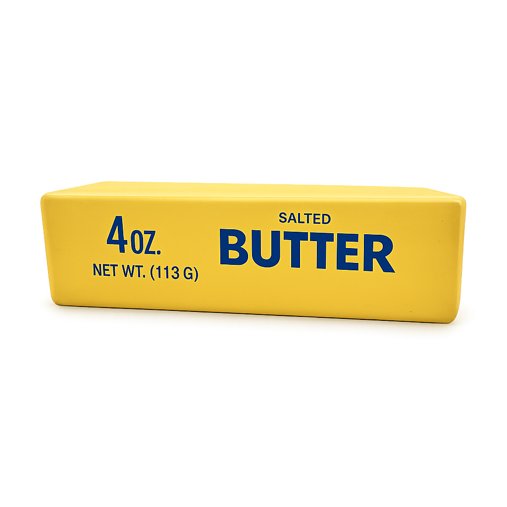 Fun Doh 6" Butter Stick Slow Rise Fidget Toy - 12/Display