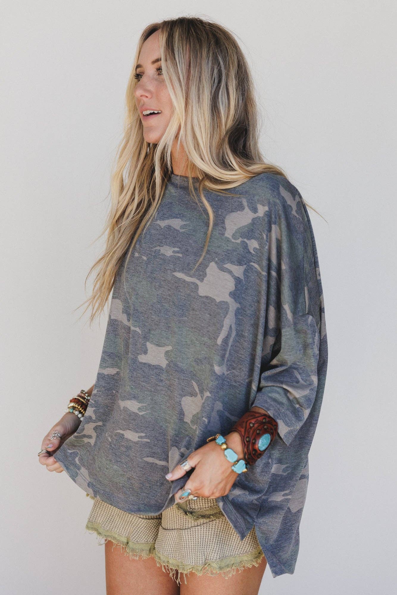 Country Girl Camo Top - Olive