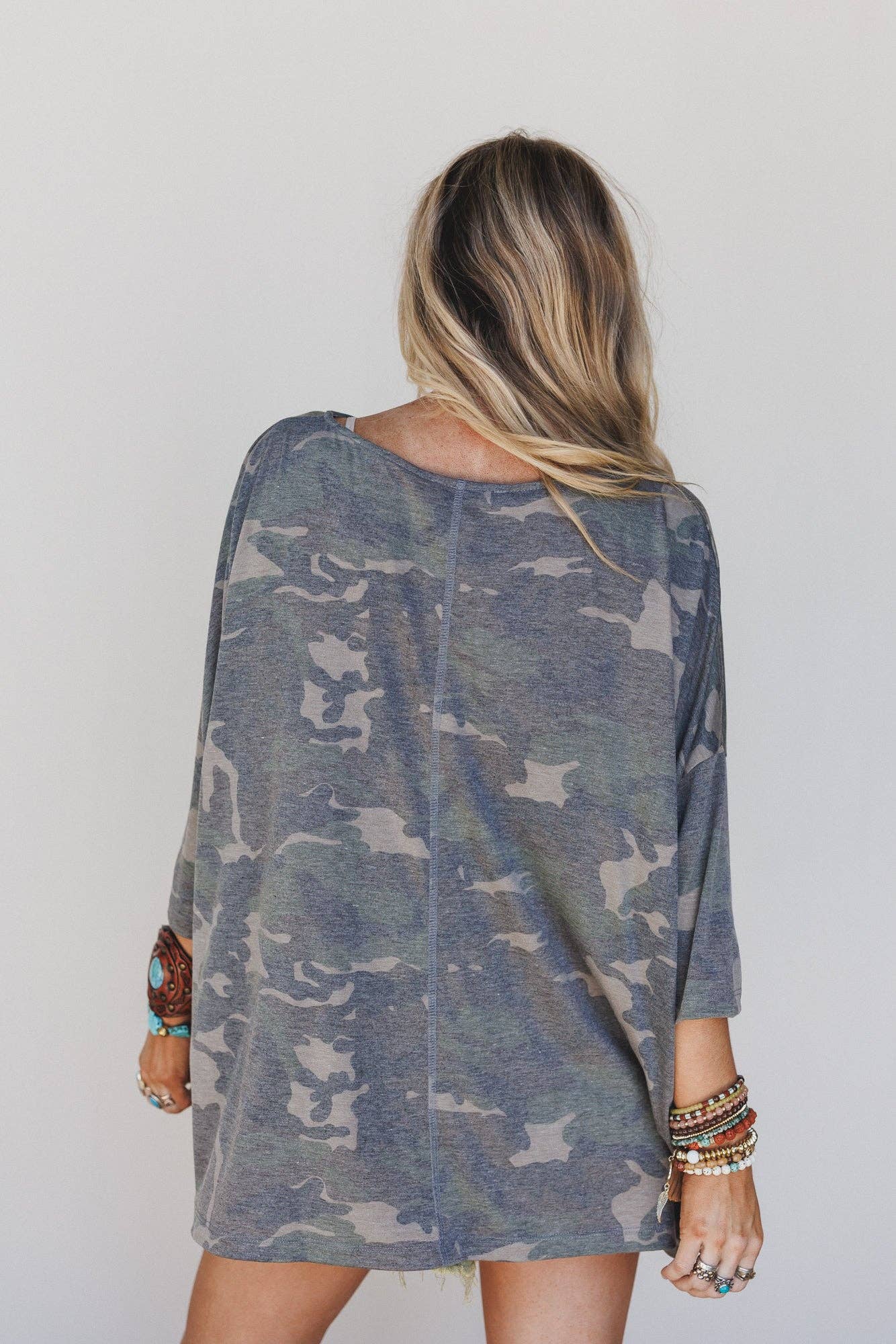 Country Girl Camo Top - Olive