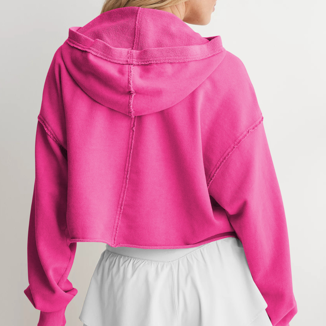 V-neck, pullover, long-sleeved shirt