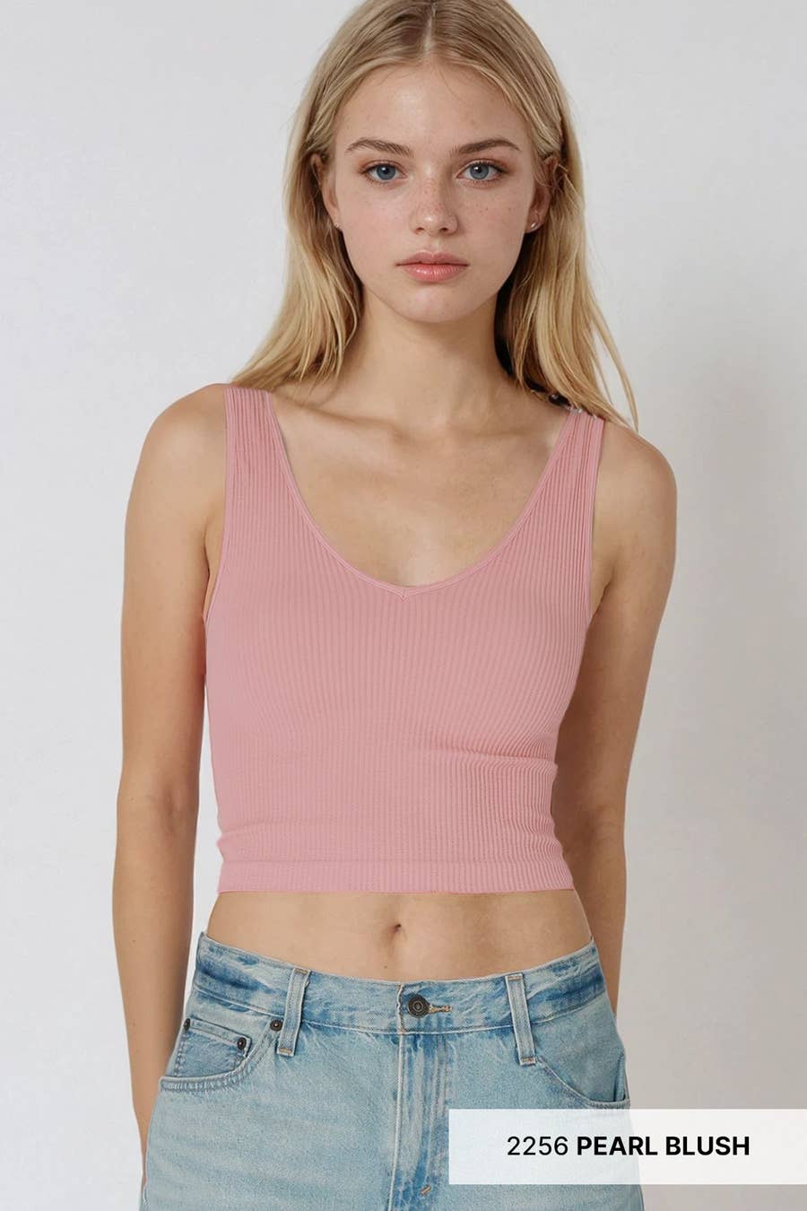 Reversible Ribbed Crop Top