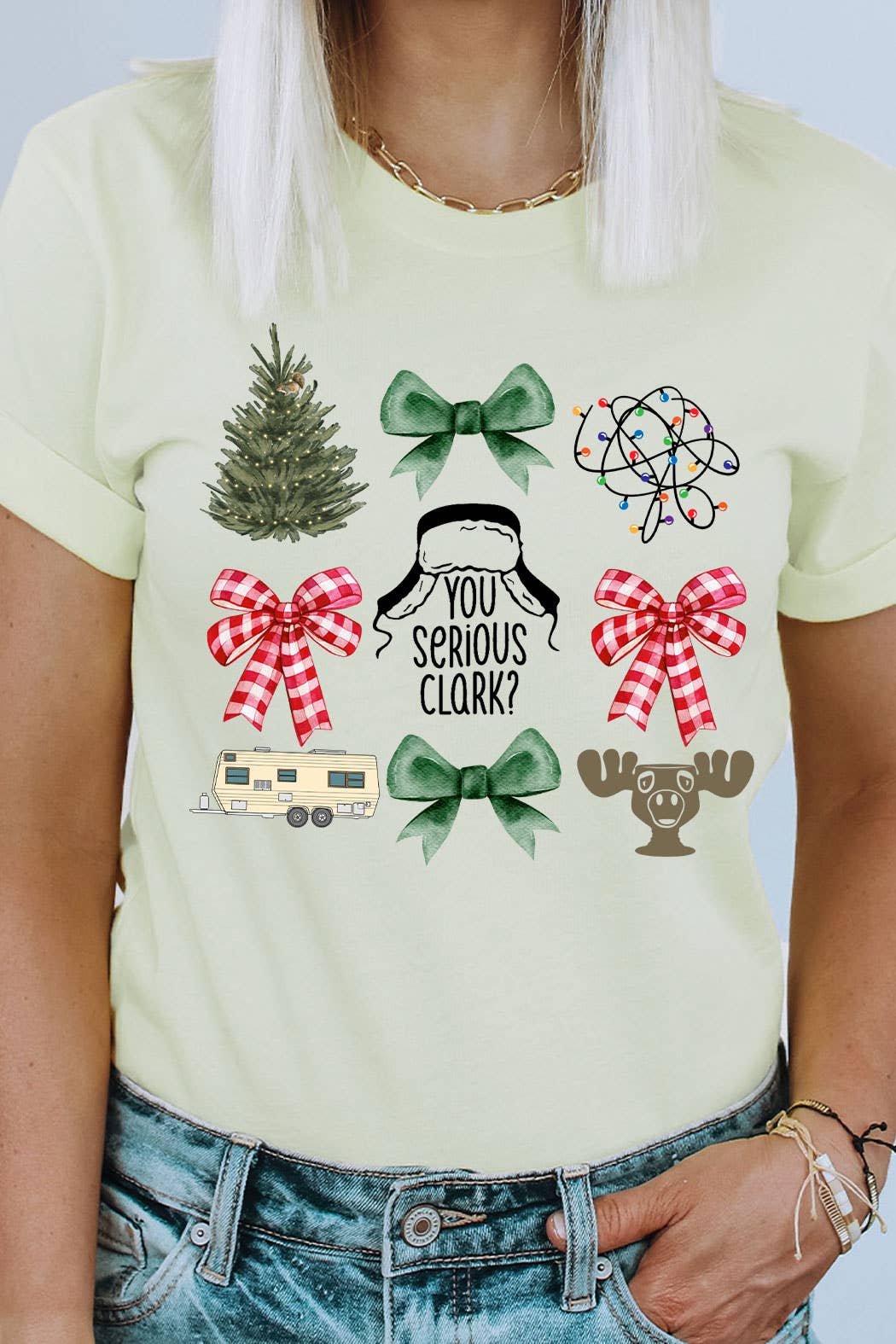 You Serious Clark Bow Gird Graphic Tee