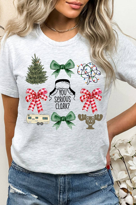 You Serious Clark Bow Gird Graphic Tee