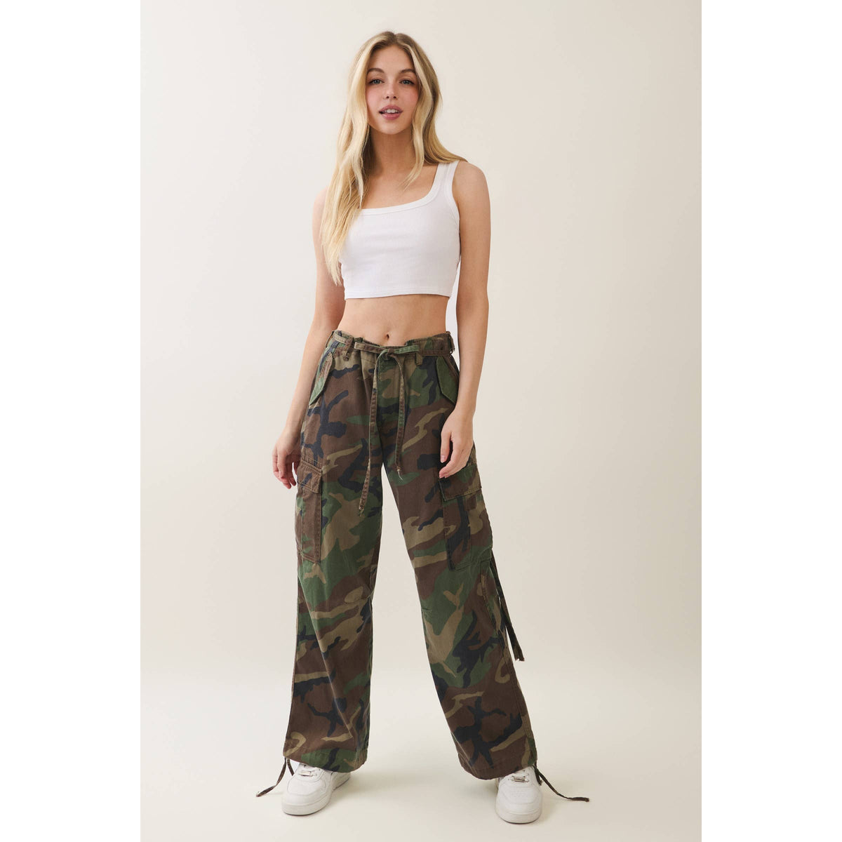 Trailblazer Wide Leg Camo Cargo Pants