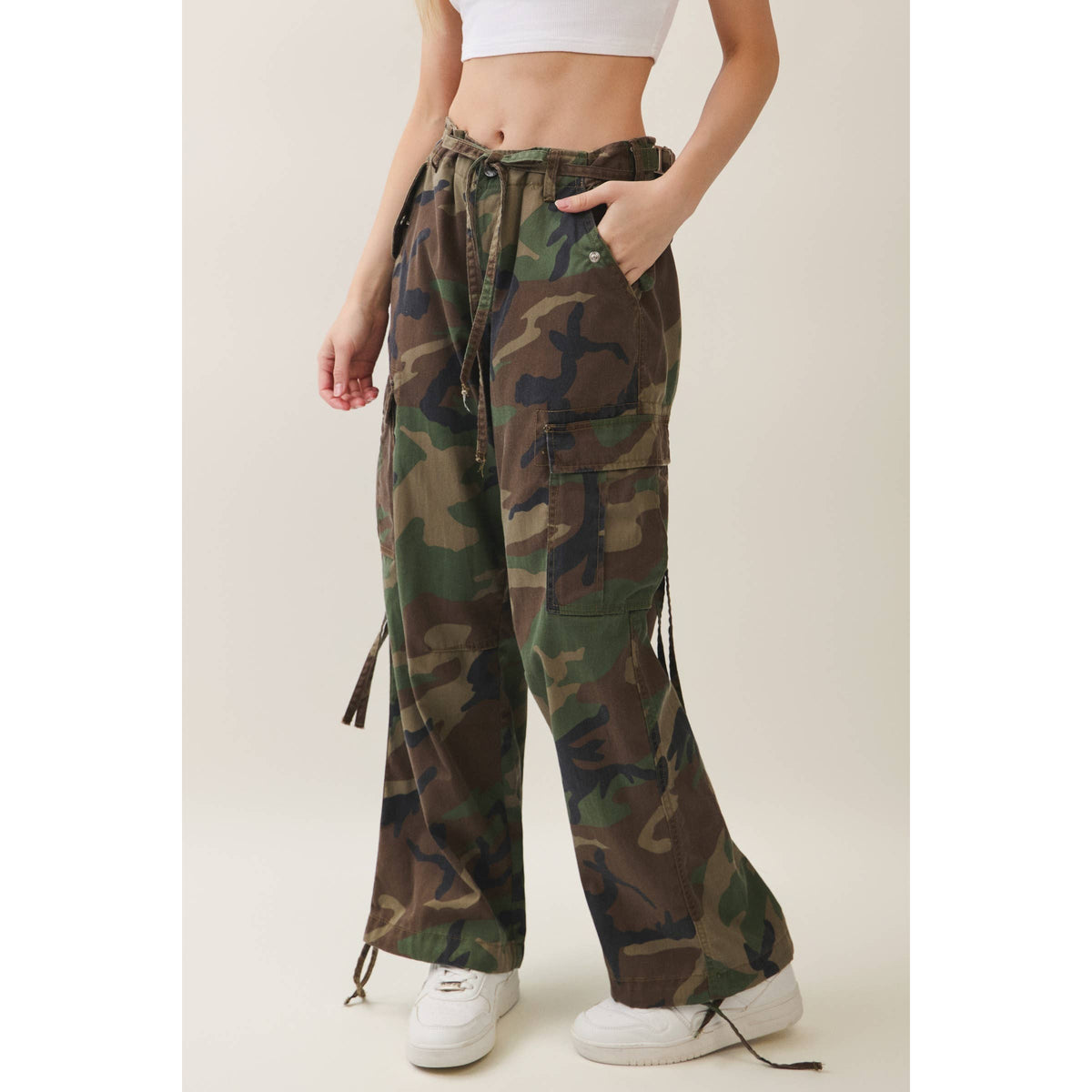 Trailblazer Wide Leg Camo Cargo Pants