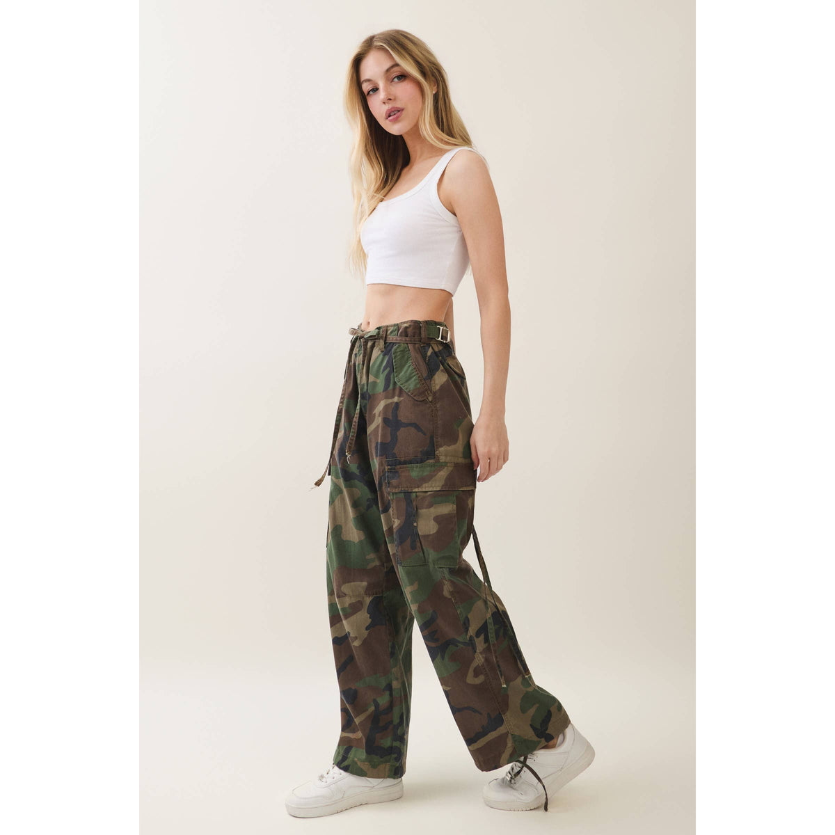 Trailblazer Wide Leg Camo Cargo Pants