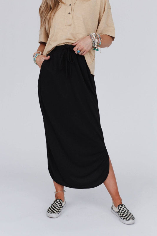 Black Maxi Skirt