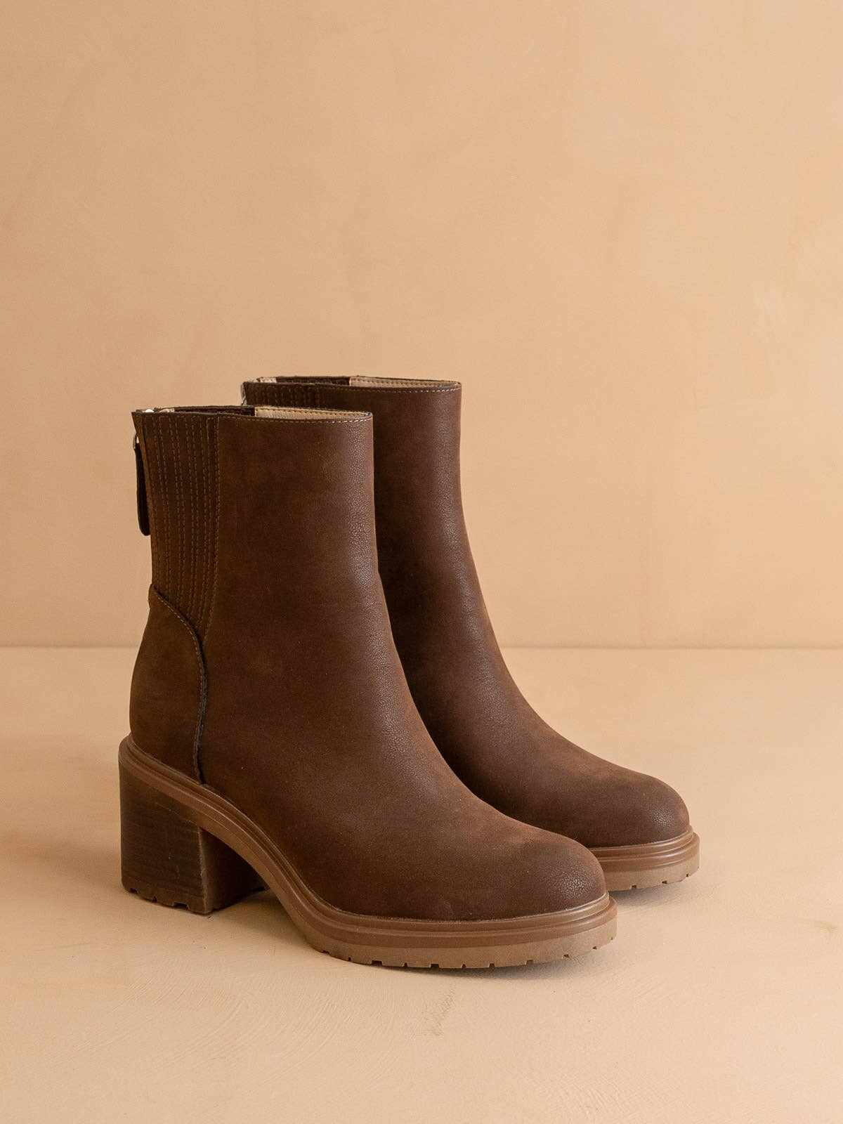 The Megan | Coffee Lug Chelsea Bootie