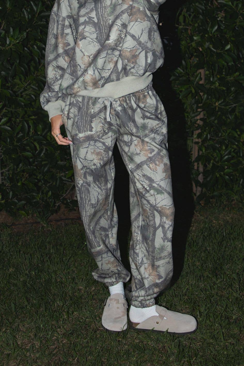 ELK  Woodland Camo Cloud Fleece Lounge Sweatpants Joggers