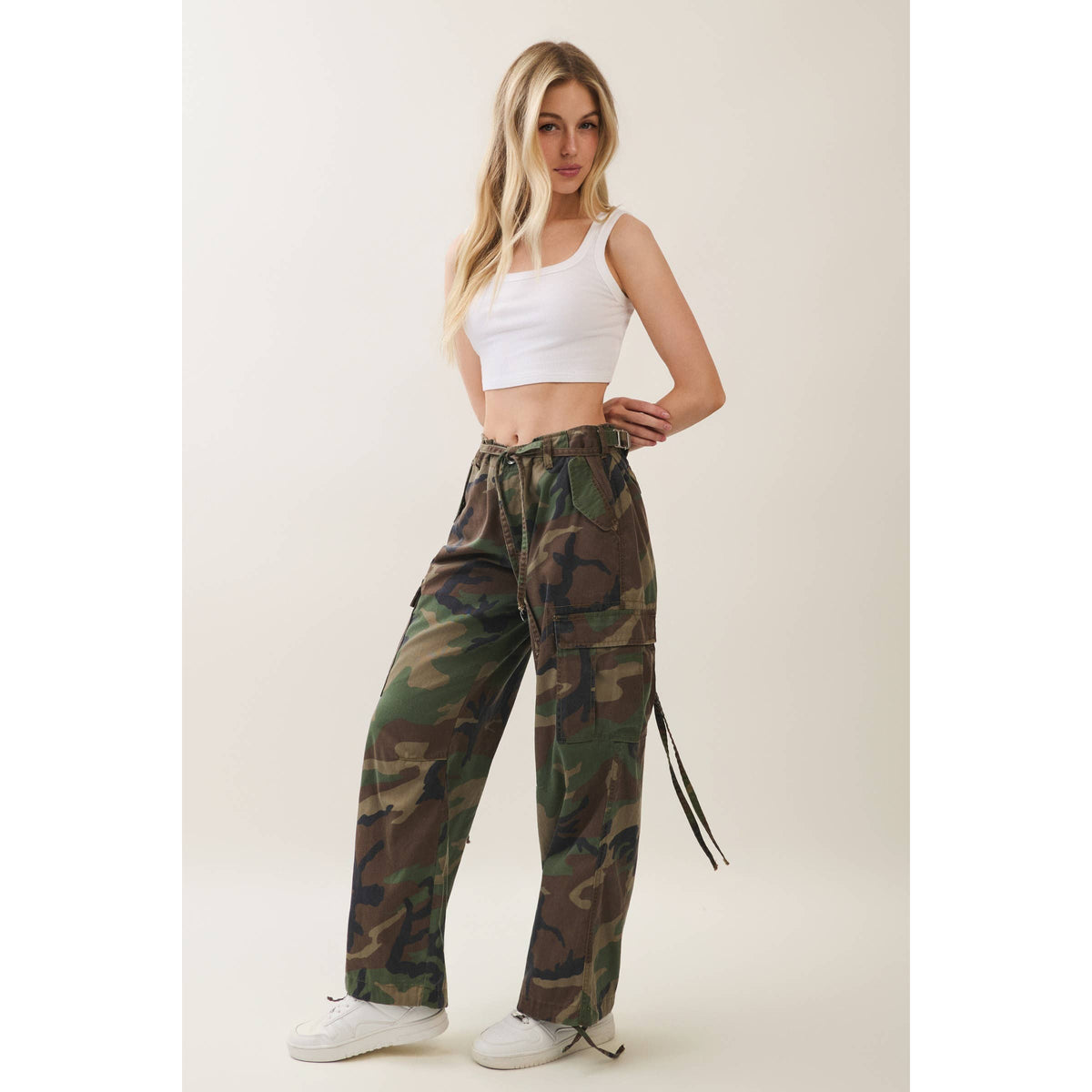 Trailblazer Wide Leg Camo Cargo Pants