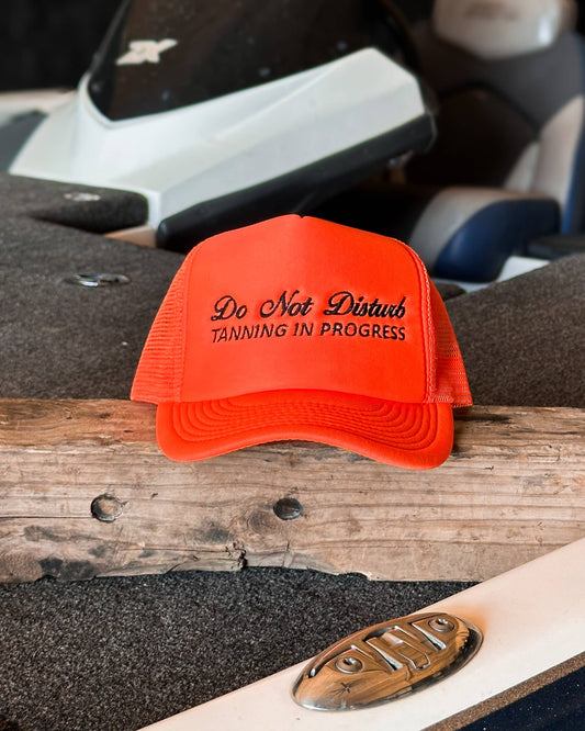 Do Not Disturb Tanning Summer Embroidery Cap