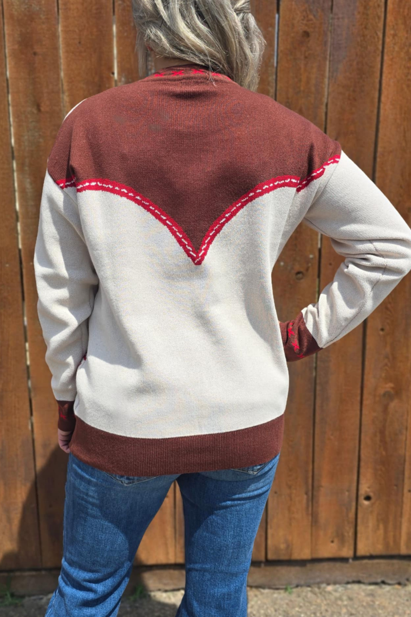 Dust And Spurs Knit Sweater