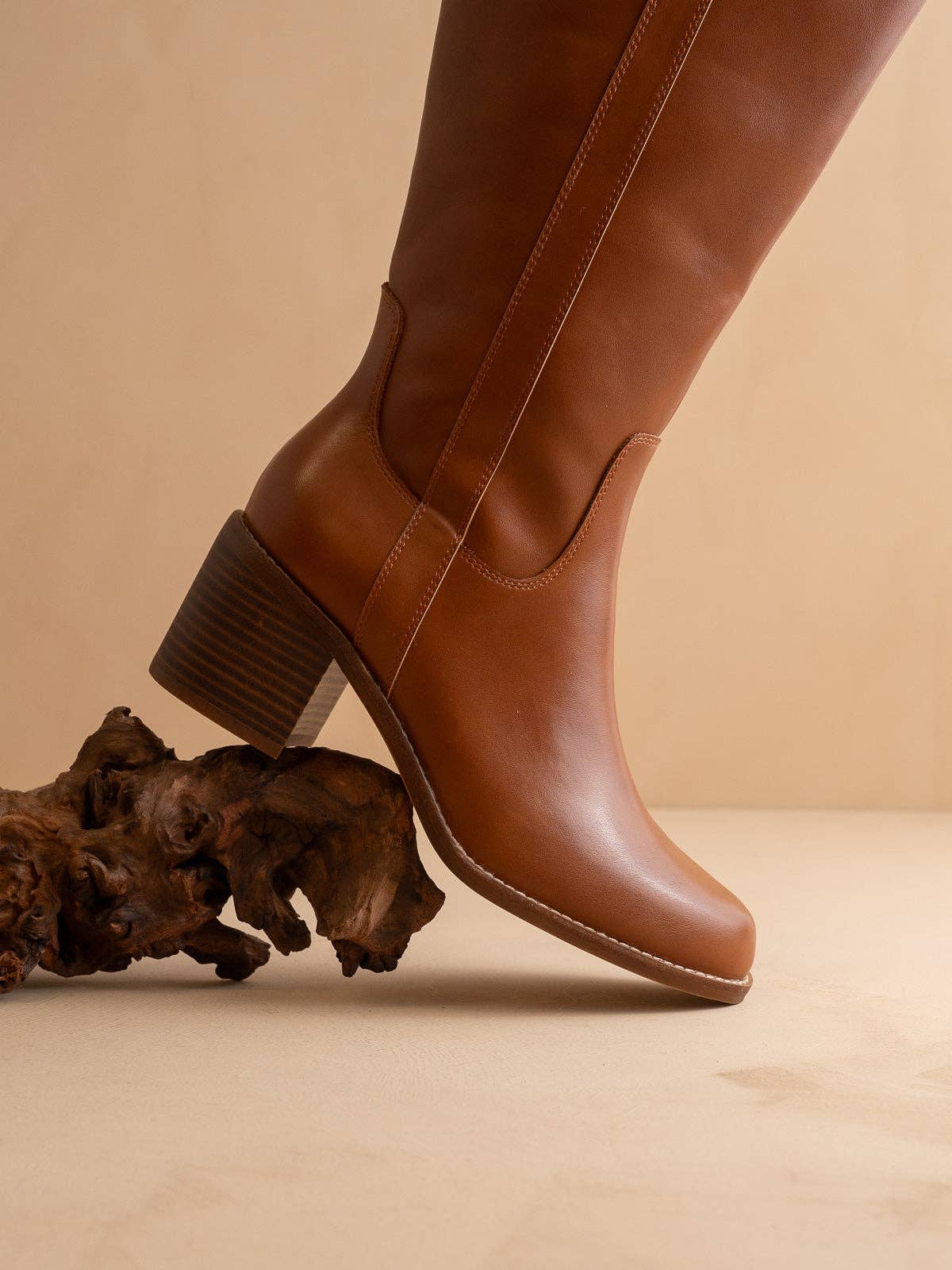 The Harriet | Brown Tall Riding Fall Boot