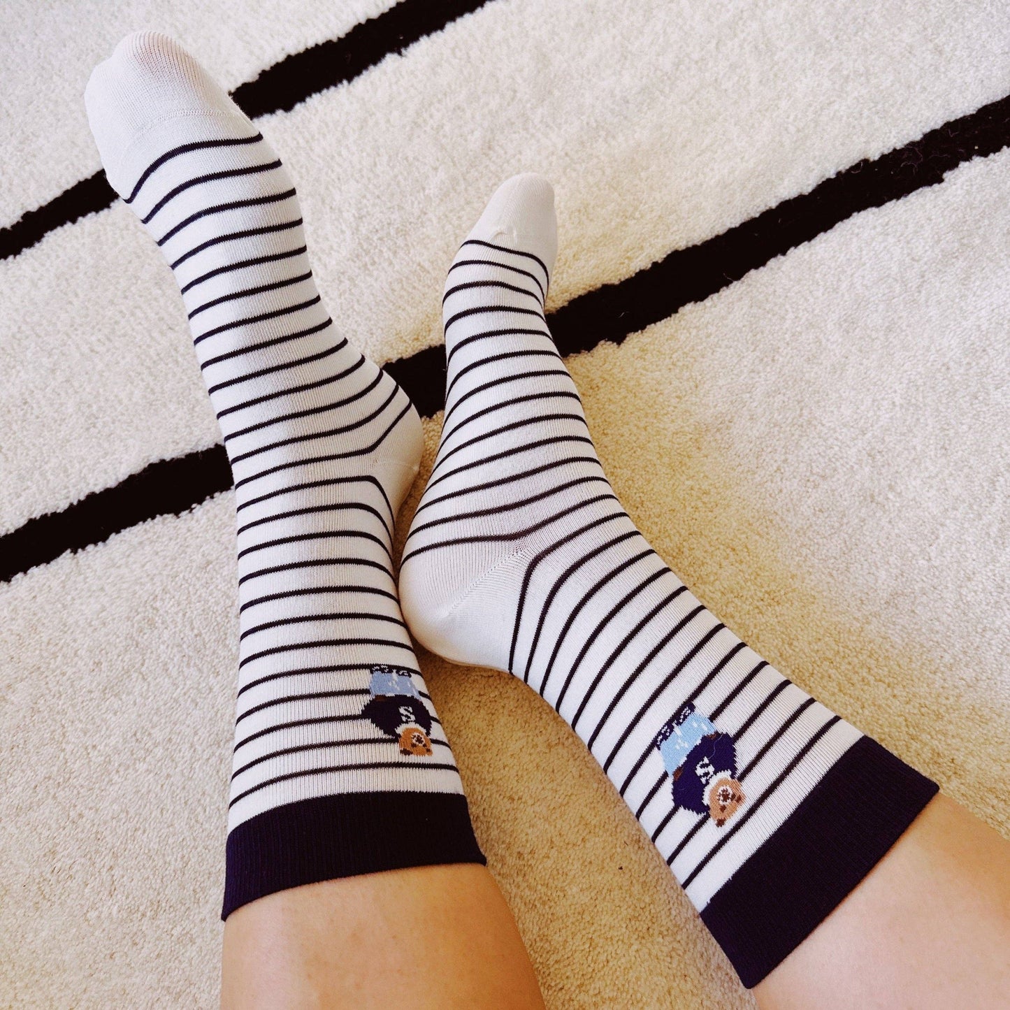 Preppy Bear Socks Set