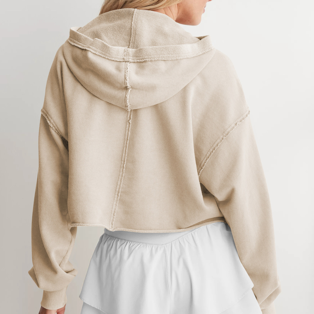 V-neck, pullover, long-sleeved shirt