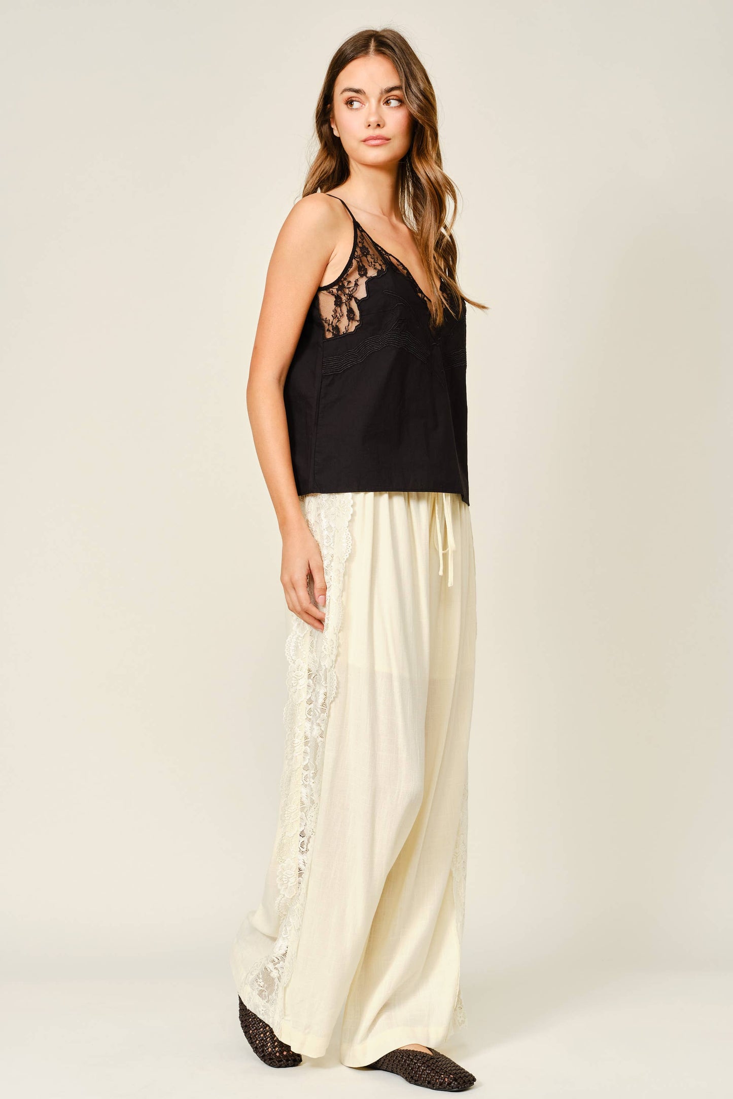 LACE DETAIL LOUNGE WEAR CAMI
