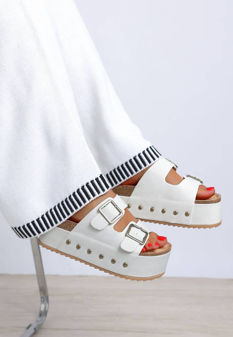 Impala Studded Faux Leather Slip Ons