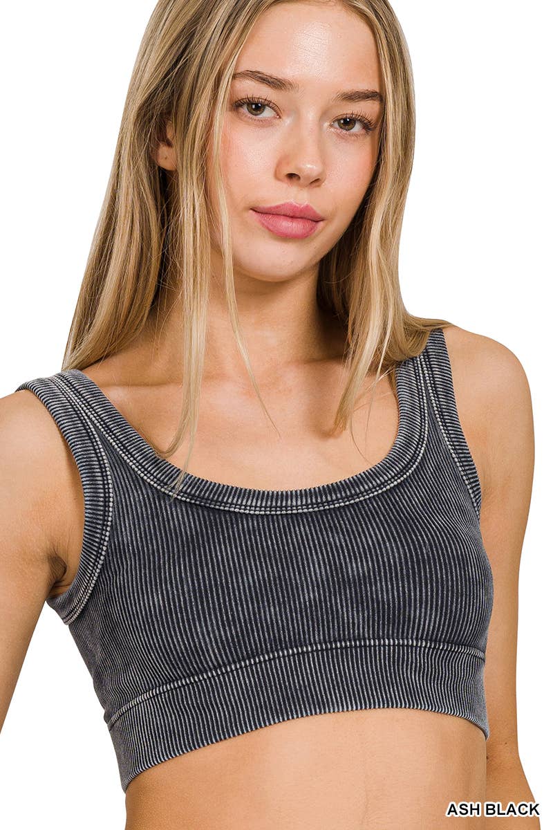 Ribbed Crop Tank