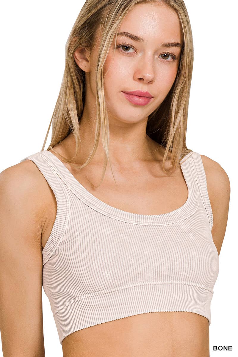 Ribbed Crop Tank