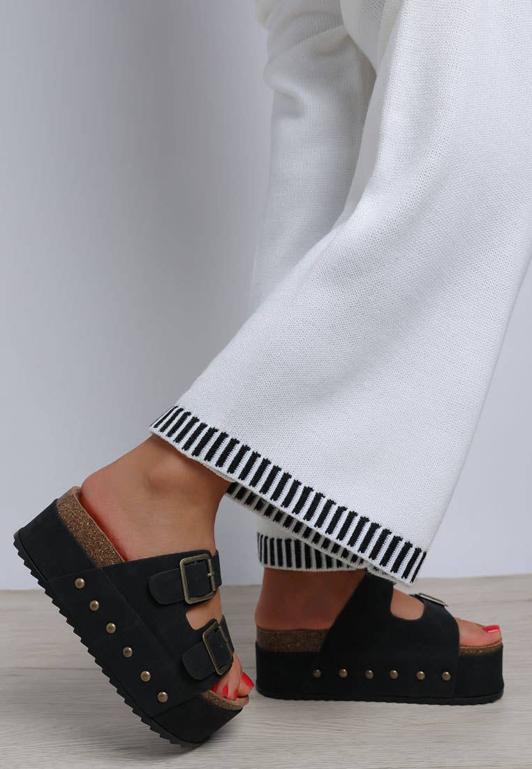 Impala Studded Faux Leather Slip Ons