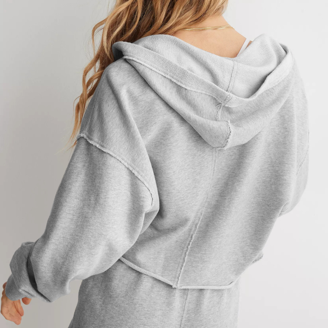 V-neck, pullover, long-sleeved shirt