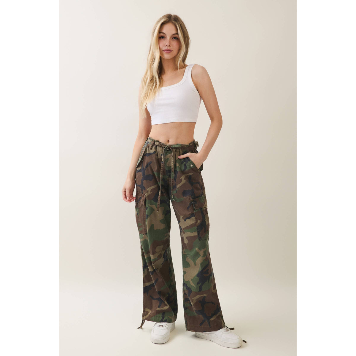 Trailblazer Wide Leg Camo Cargo Pants