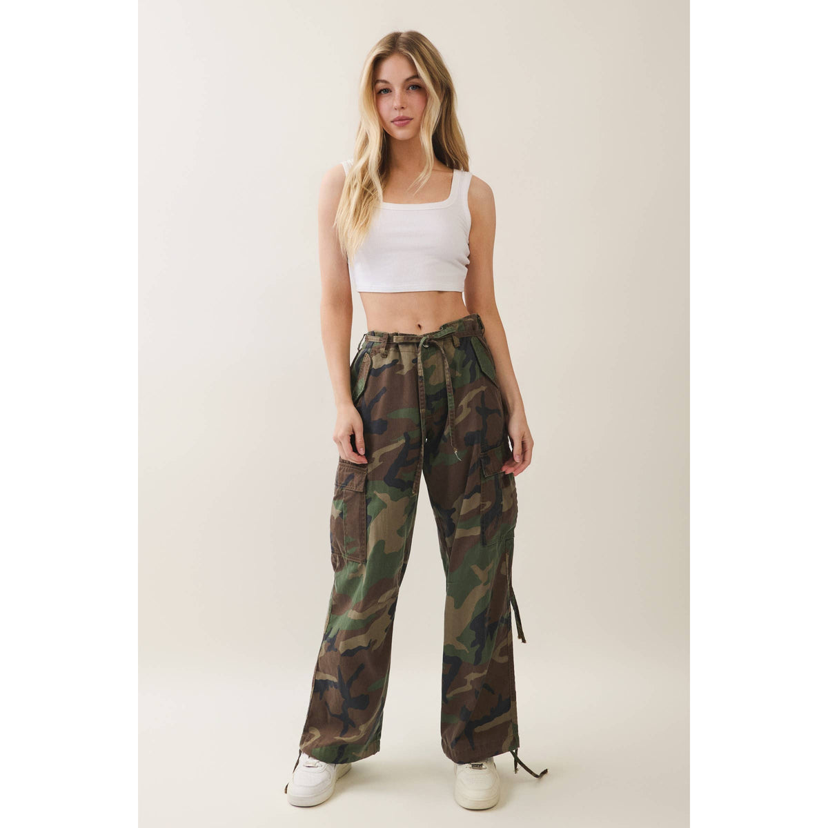 Trailblazer Wide Leg Camo Cargo Pants