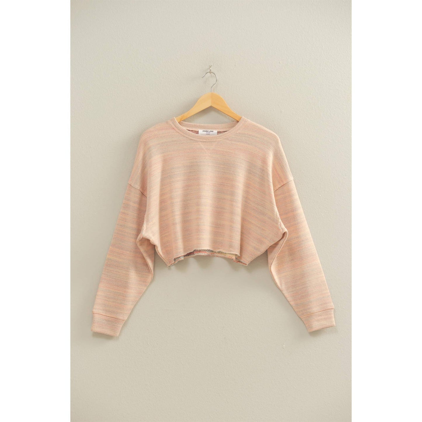 Drop-Shoulder Cropped Top