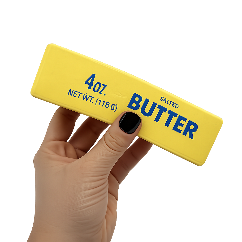 Fun Doh 6" Butter Stick Slow Rise Fidget Toy - 12/Display
