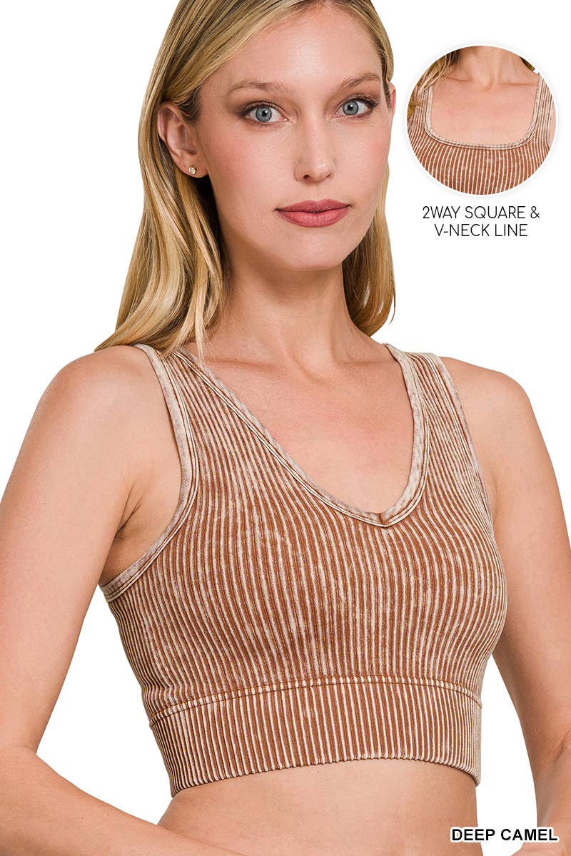 Ribbed Crop Tank